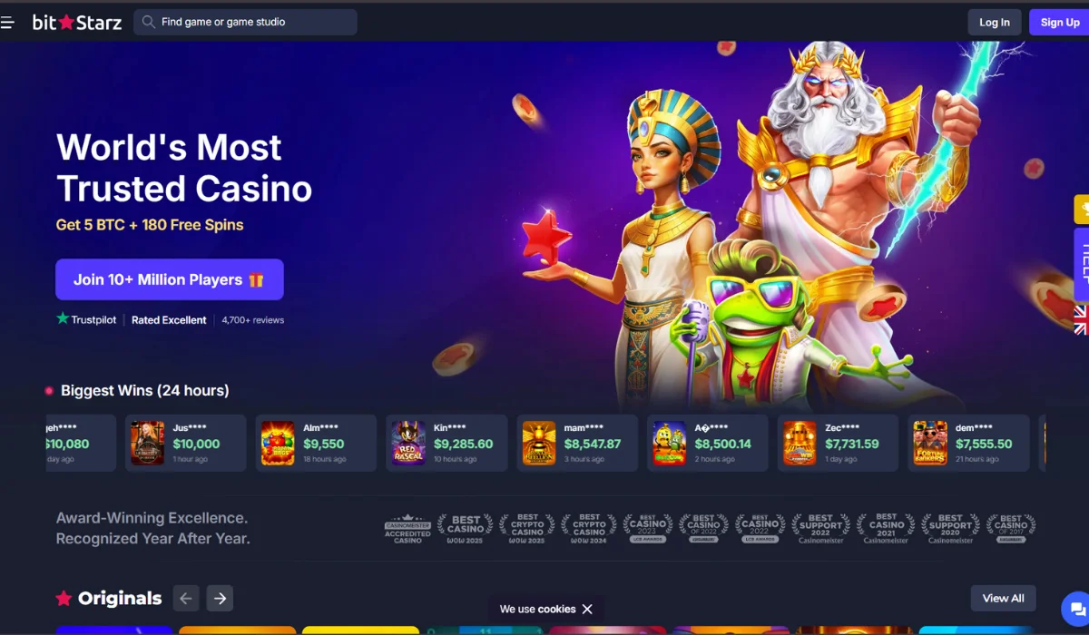 Bitstarz World's Most Trusted Crypto Casino