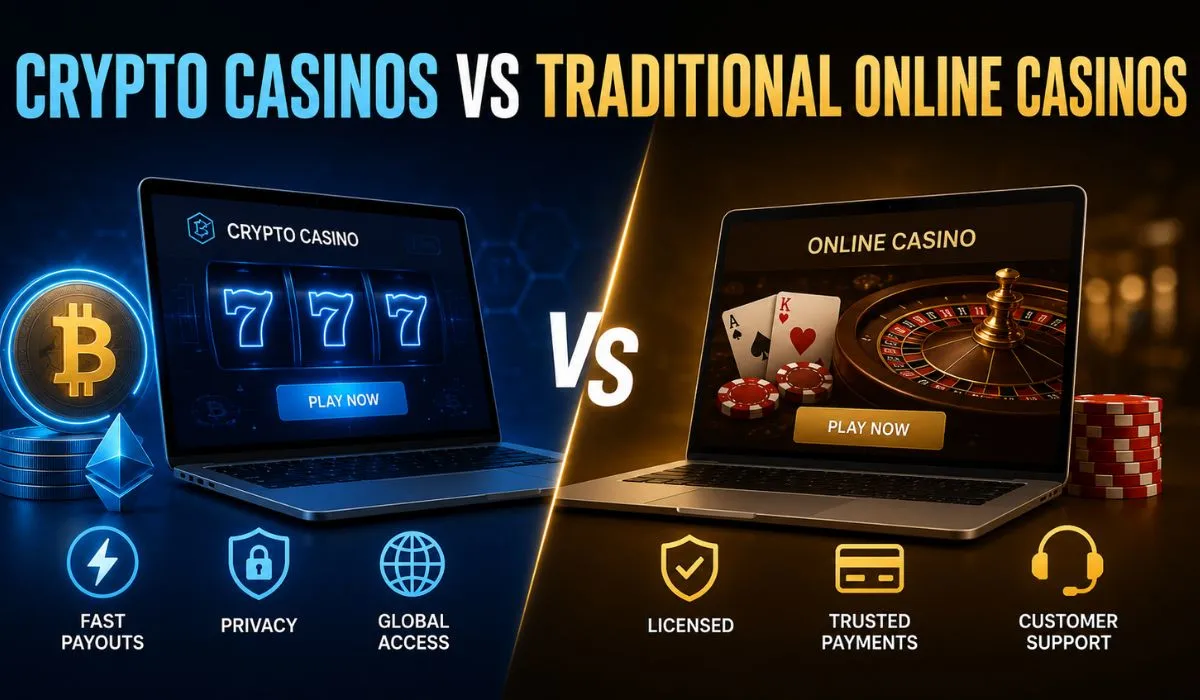 Crypto vs Traditional casinos