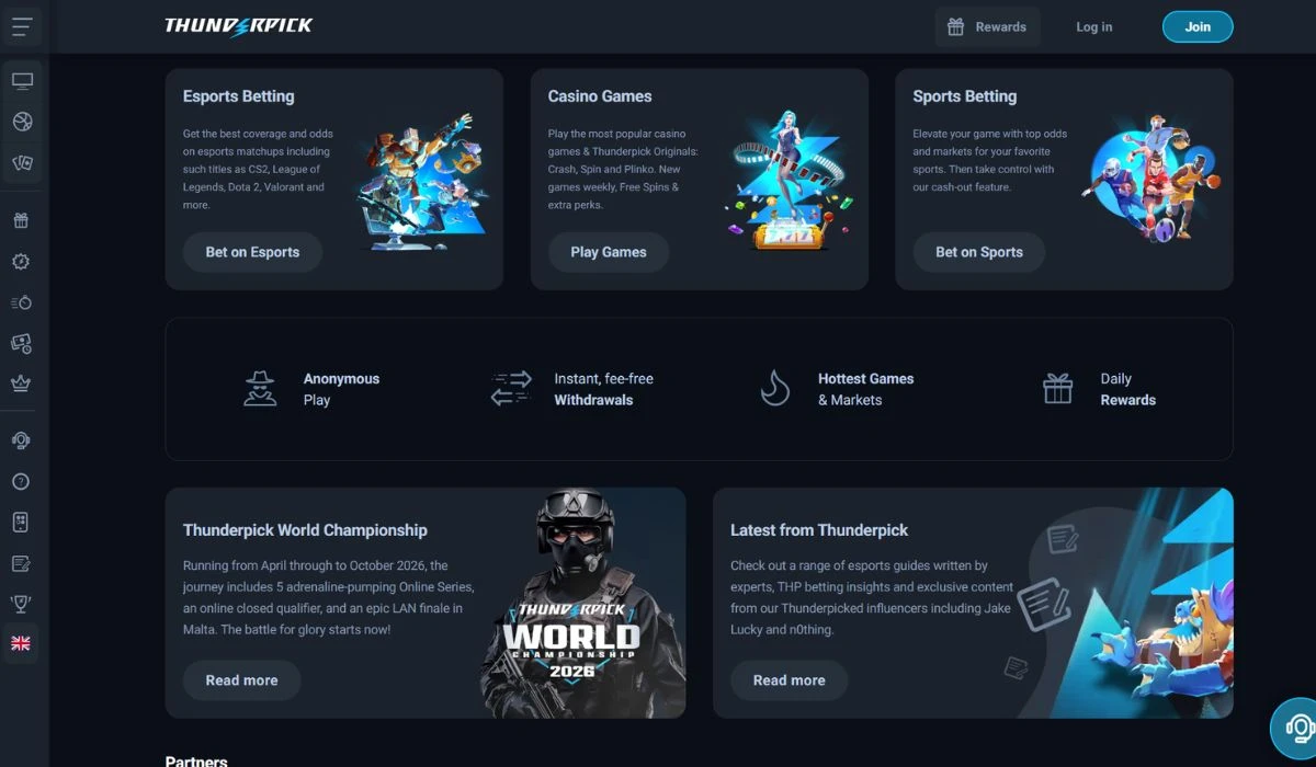 Thunderpick - Anonymous Casino