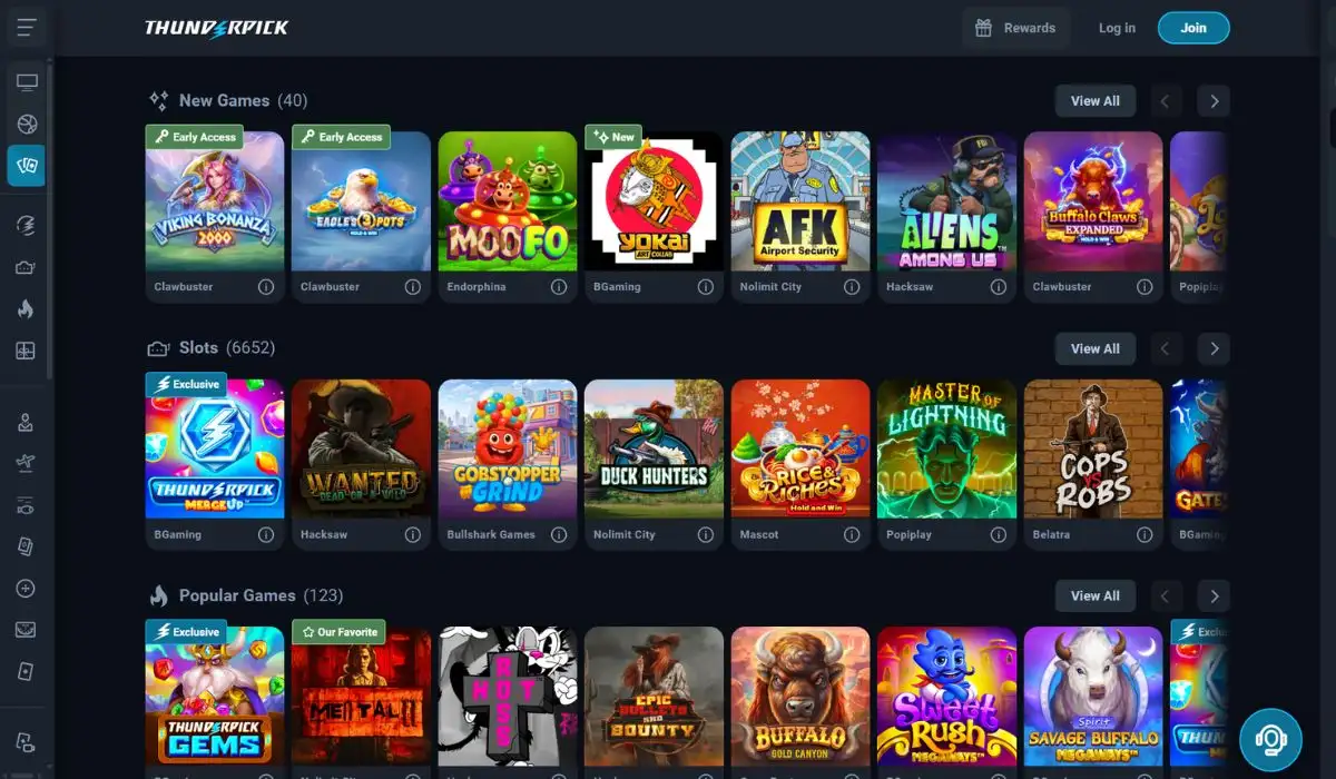 Thunderpick fast payout casino