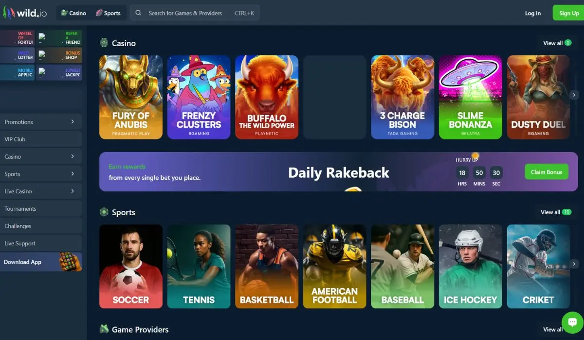 Wildio Anonymous Casino